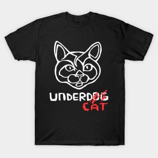 Funny Cat Joke, Undercat Vs Underdog T-Shirt